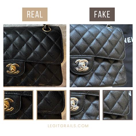 chanel caviar double flap bag fake|Don’t Be Fooled: Dissecting Fake Chanel .